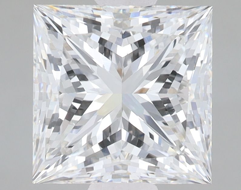 3.05 ct F Colour VVS1 Clarity Princess Shape Lab Grown Diamond