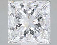 3.05 ct F Colour VVS1 Clarity Princess Shape Lab Grown Diamond