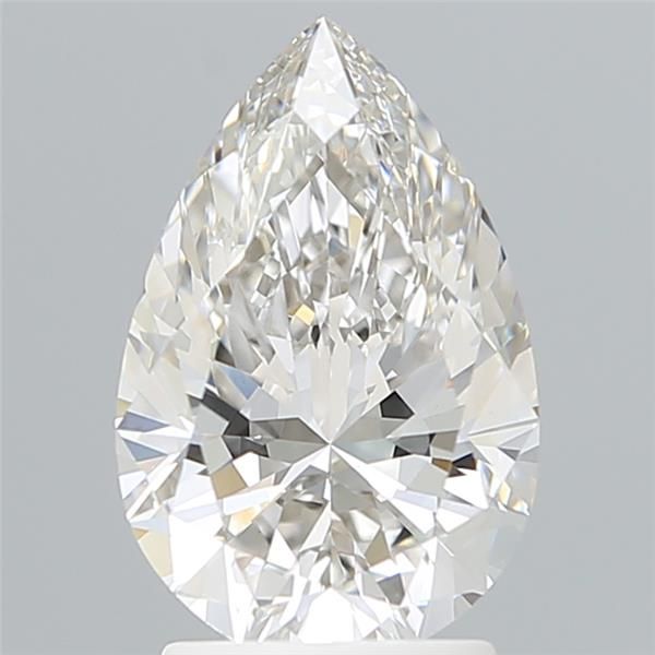 2.36 ct G Colour VVS2 Clarity Pear Shape Lab Grown Diamond