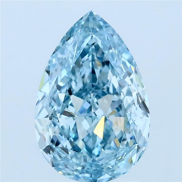 2.04 ct  Colour VVS2 Clarity Pear Shape Coloured Lab Grown Diamond