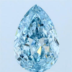2.04 ct  Colour VVS2 Clarity Pear Shape Coloured Lab Grown Diamond