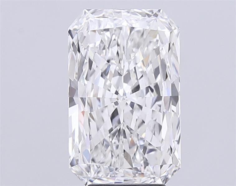 5.01 ct F Colour VVS2 Clarity Radiant Shape Lab Grown Diamond