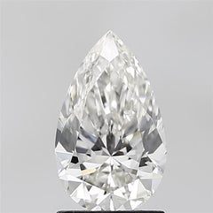 1.51 ct G Colour VVS2 Clarity Pear Shape Lab Grown Diamond