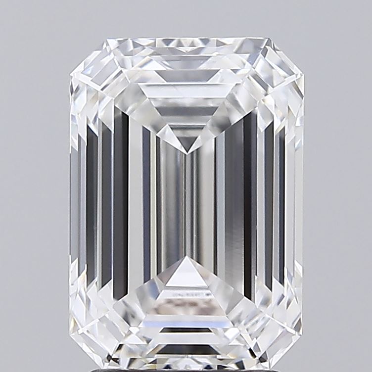 2.85 ct E Colour VVS2 Clarity Emerald Shape Lab Grown Diamond