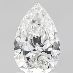 1.51 ct F Colour VVS2 Clarity Pear Shape Lab Grown Diamond