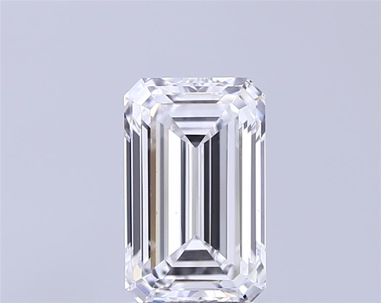 2.01 ct E Colour VVS1 Clarity Emerald Shape Lab Grown Diamond