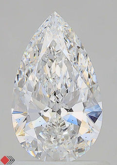 1.01 ct E Colour SI1 Clarity Pear Shape Lab Grown Diamond