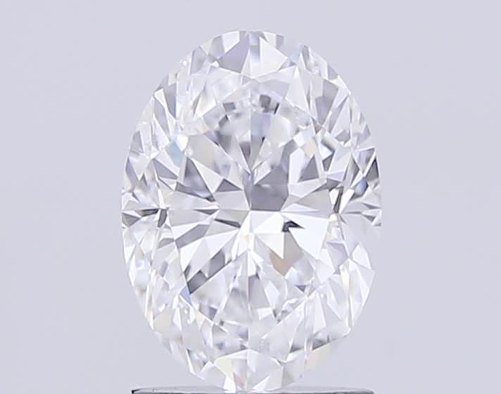 1.43 ct D Colour VVS2 Clarity Oval Shape Lab Grown Diamond