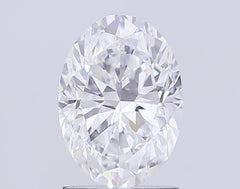 1.43 ct D Colour VVS2 Clarity Oval Shape Lab Grown Diamond