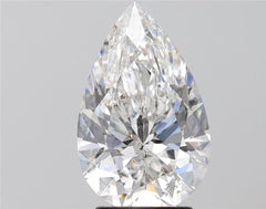 3.01 ct E Colour SI1 Clarity Pear Shape Lab Grown Diamond