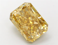 4.31 ct  Colour VVS2 Clarity Radiant Shape Coloured Lab Grown Diamond