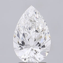 2.73 ct F Colour VVS2 Clarity Pear Shape Lab Grown Diamond