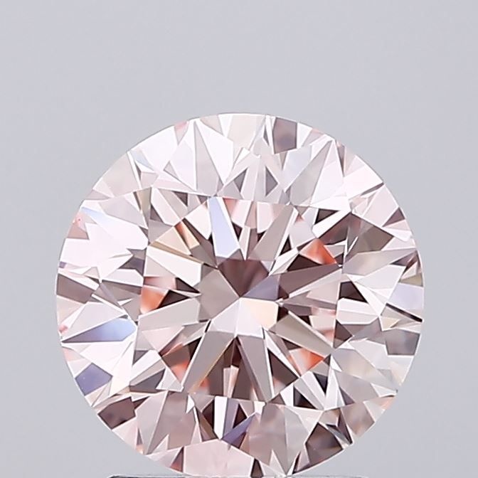 2.09 ct  Colour VVS2 Clarity Round Shape Coloured Lab Grown Diamond