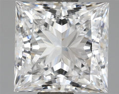 1.81 ct D Colour VVS2 Clarity Princess Shape Lab Grown Diamond