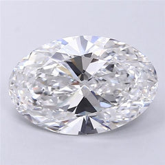 3.06 ct D Colour VVS2 Clarity Oval Shape Lab Grown Diamond