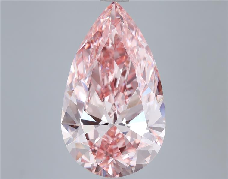 8.0 ct  Colour VVS2 Clarity Pear Shape Coloured Lab Grown Diamond