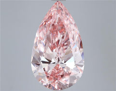 8.0 ct  Colour VVS2 Clarity Pear Shape Coloured Lab Grown Diamond