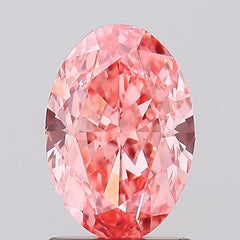 1.6 ct  Colour VVS2 Clarity Oval Shape Coloured Lab Grown Diamond