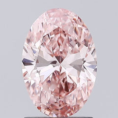 1.5 ct  Colour VVS2 Clarity Oval Shape Coloured Lab Grown Diamond