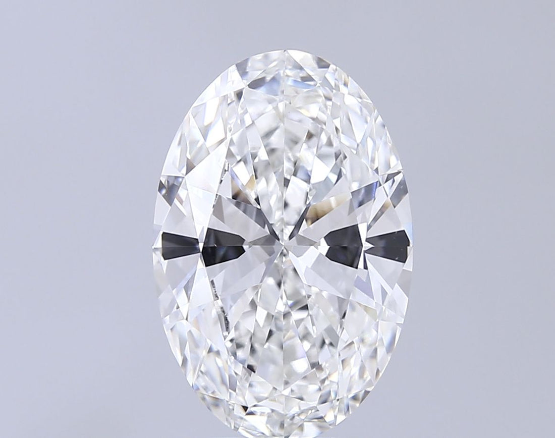5.09 ct F Colour VVS2 Clarity Oval Shape Lab Grown Diamond