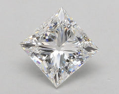 2.0 ct F Colour VVS2 Clarity Princess Shape Lab Grown Diamond
