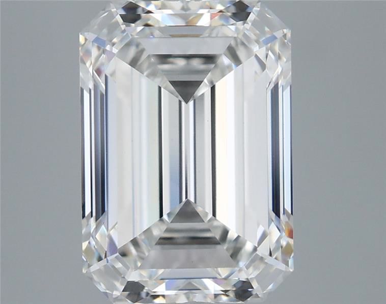 5.54 ct F Colour VVS2 Clarity Emerald Shape Lab Grown Diamond