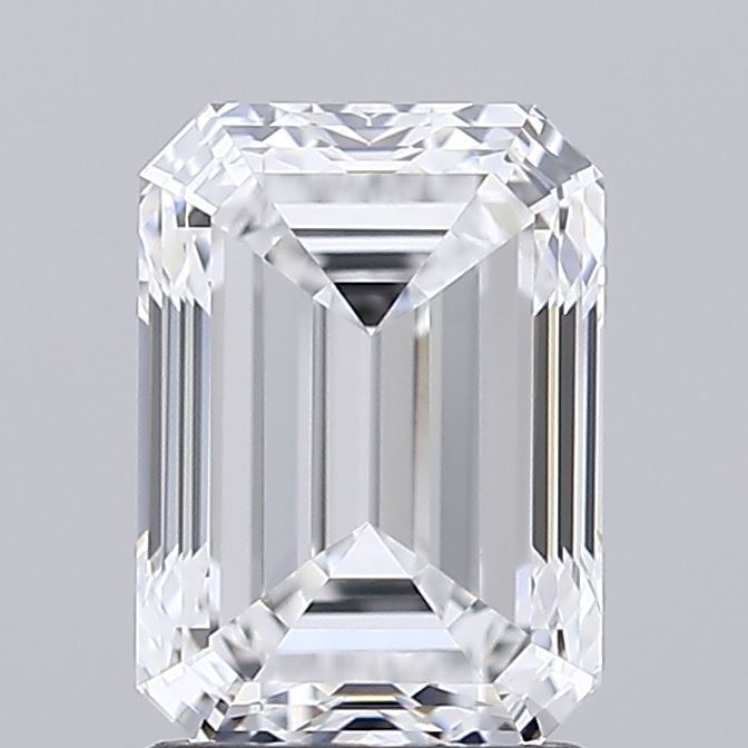 2.01 ct D Colour VVS1 Clarity Emerald Shape Lab Grown Diamond