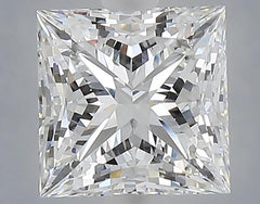 2.09 ct D Colour VVS2 Clarity Princess Shape Lab Grown Diamond