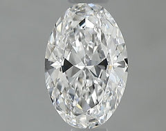 0.5 ct D Colour VS2 Clarity Oval Shape Natural Diamond