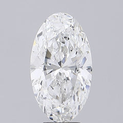 3.41 ct D Colour VVS2 Clarity Oval Shape Lab Grown Diamond