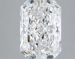 3.03 ct D Colour SI1 Clarity Radiant Shape Lab Grown Diamond