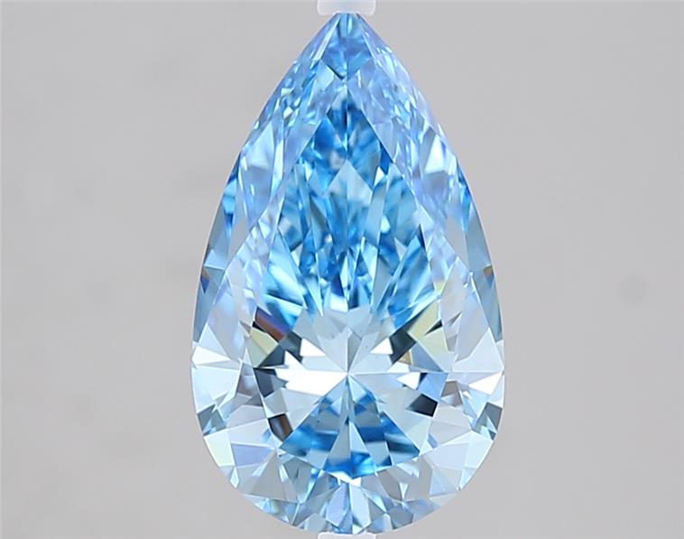 2.0 ct  Colour VVS2 Clarity Pear Shape Coloured Lab Grown Diamond