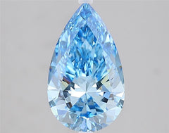 2.0 ct  Colour VVS2 Clarity Pear Shape Coloured Lab Grown Diamond