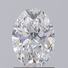 1.08 ct D Colour VVS2 Clarity Oval Shape Lab Grown Diamond