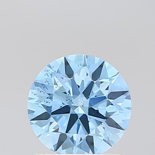 1.01 ct  Colour SI1 Clarity Round Shape Coloured Lab Grown Diamond