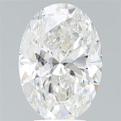 4.53CT Oval Cut Lab Grown Diamond G | VS2 | IGI Certified
