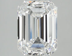 2.77 ct D Colour VS2 Clarity Emerald Shape Lab Grown Diamond