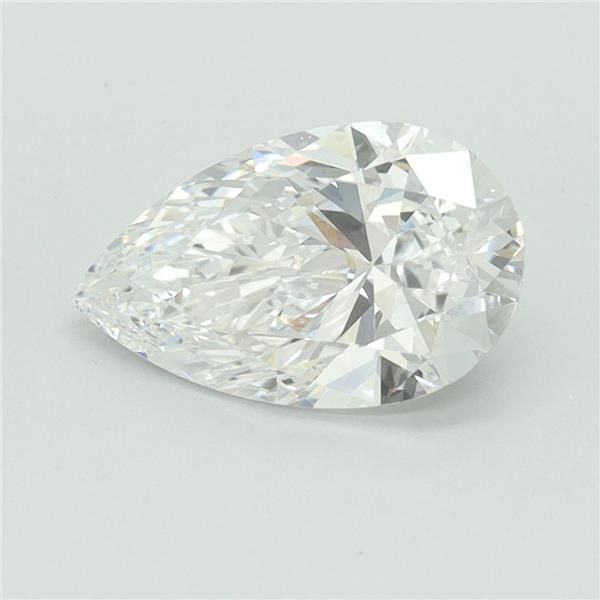 1.74 ct D Colour VVS2 Clarity Pear Shape Lab Grown Diamond