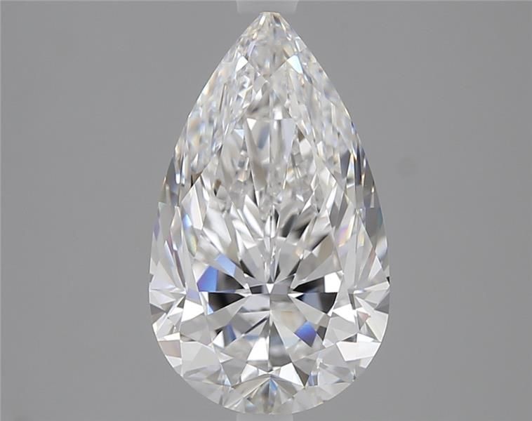 3.01 ct D Colour VVS1 Clarity Pear Shape Lab Grown Diamond