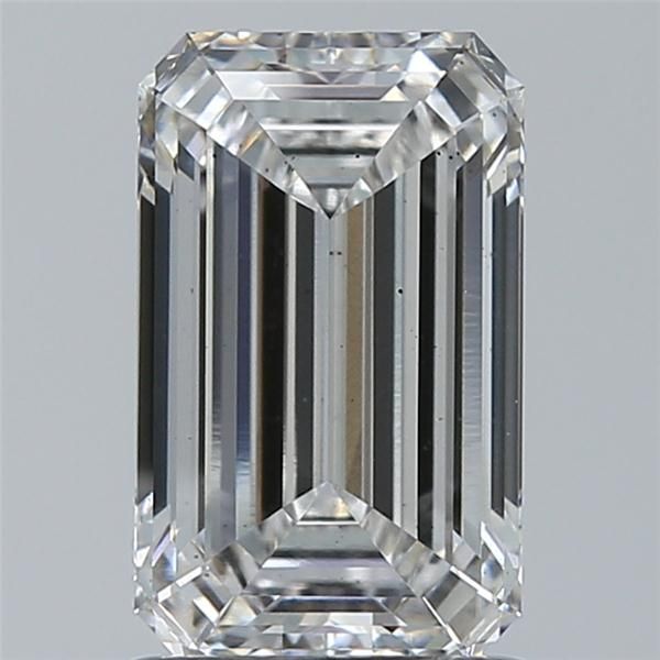1.51 ct F Colour SI1 Clarity Emerald Shape Lab Grown Diamond