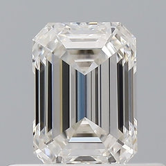 0.54 ct H Colour VVS1 Clarity Emerald Shape Natural Diamond