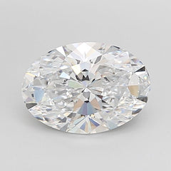 3.15 ct D Colour VVS1 Clarity Oval Shape Lab Grown Diamond
