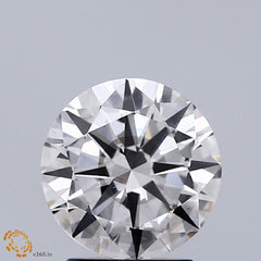 2.02 ct J Colour SI1 Clarity Round Shape Lab Grown Diamond