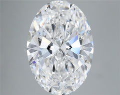 5.56 ct E Colour VVS2 Clarity Oval Shape Lab Grown Diamond