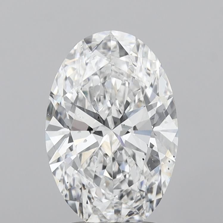 2.02 ct D Colour SI1 Clarity Oval Shape Lab Grown Diamond