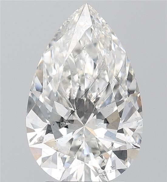 3.08 ct F Colour SI1 Clarity Pear Shape Lab Grown Diamond
