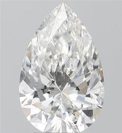 3.08 ct F Colour SI1 Clarity Pear Shape Lab Grown Diamond