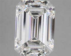 5.53 ct F Colour VVS2 Clarity Emerald Shape Lab Grown Diamond