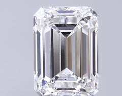 2.91 ct D Colour VVS1 Clarity Emerald Shape Lab Grown Diamond