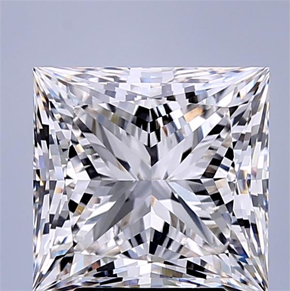 4.21 ct F Colour VVS2 Clarity Princess Shape Lab Grown Diamond